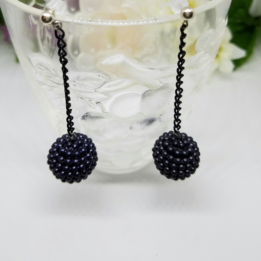 Black earrings